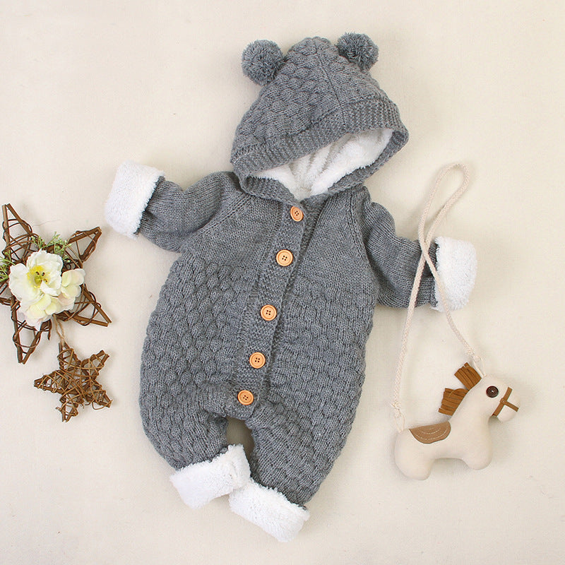 Baby Winter Bear Romper