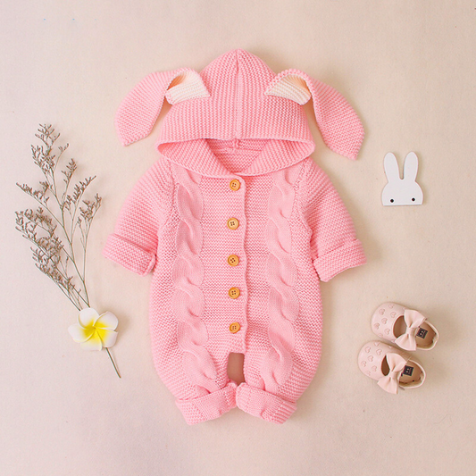 Little Fall Bunny Romper