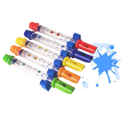 5pcs/set Colorful Water Flutes Bath Tub Toys