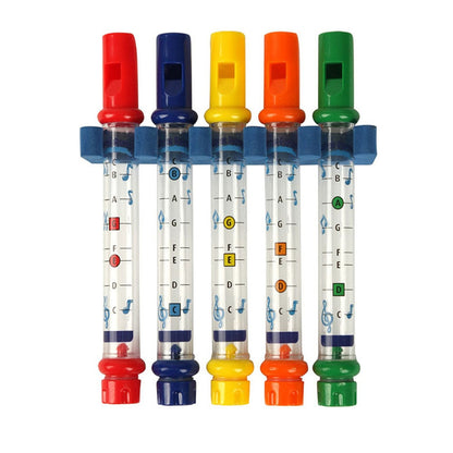 5pcs/set Colorful Water Flutes Bath Tub Toys