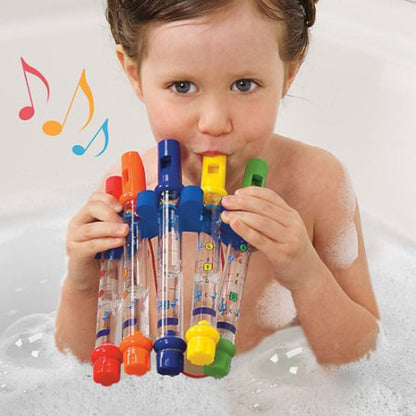 5pcs/set Colorful Water Flutes Bath Tub Toys